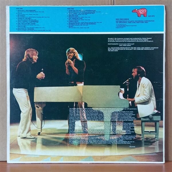 BEE GEES – BEST OF BEE GEES VOL. 2 (1973) - LP 2. EL PLAK