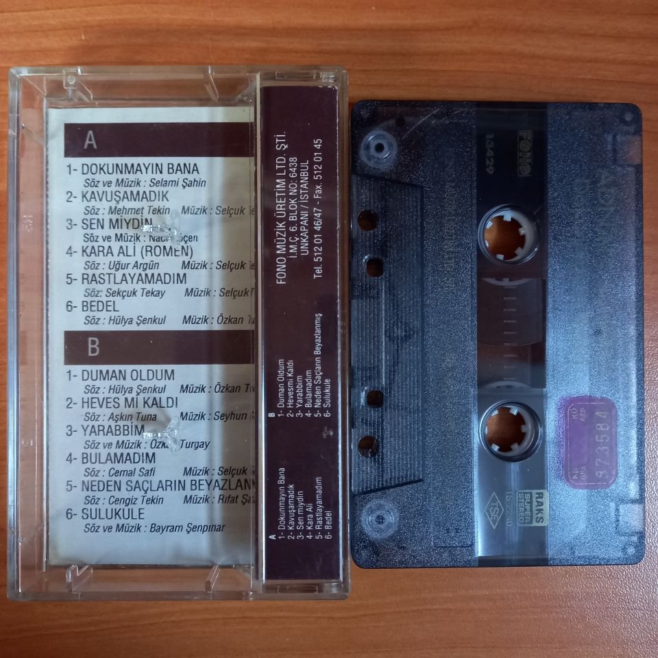 ADNAN ŞENSES - DOKUNMAYIN BANA (1994) - KASET 2.EL