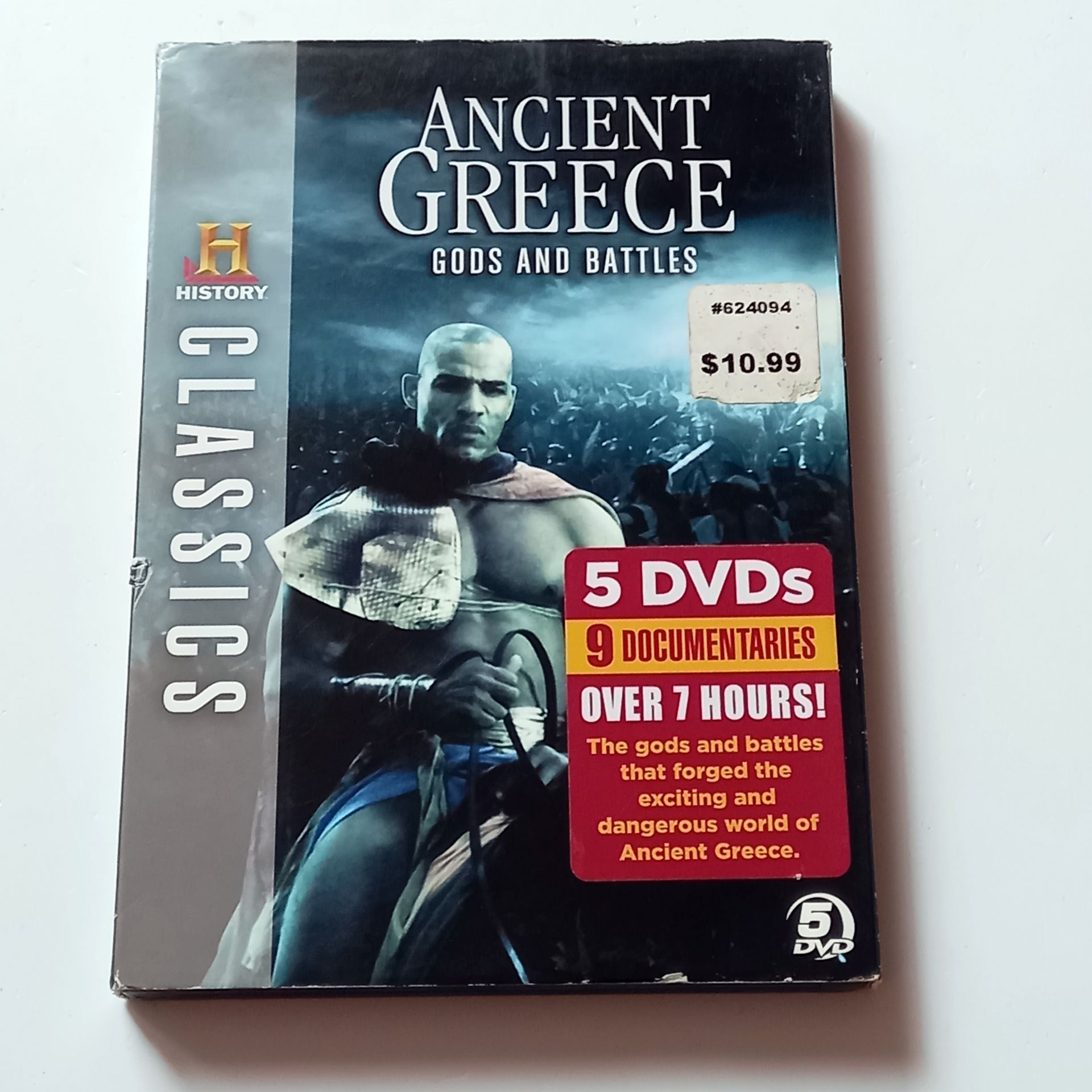 ANCIENT GREECE GODS AND BATTLES - 9 BELGESEL - 5xDVD 2.EL  ALTYAZI YOKTUR