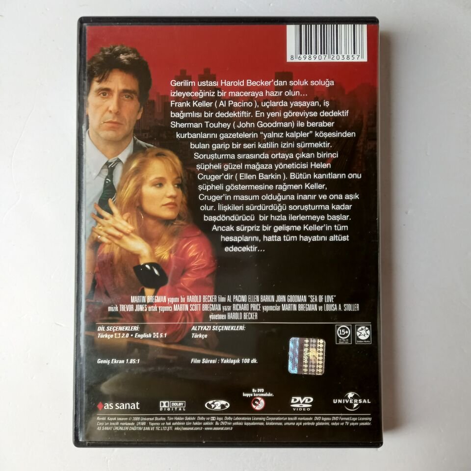 AŞK DENİZİ - SEA OF LOVE - AL PACINO - DVD 2.EL