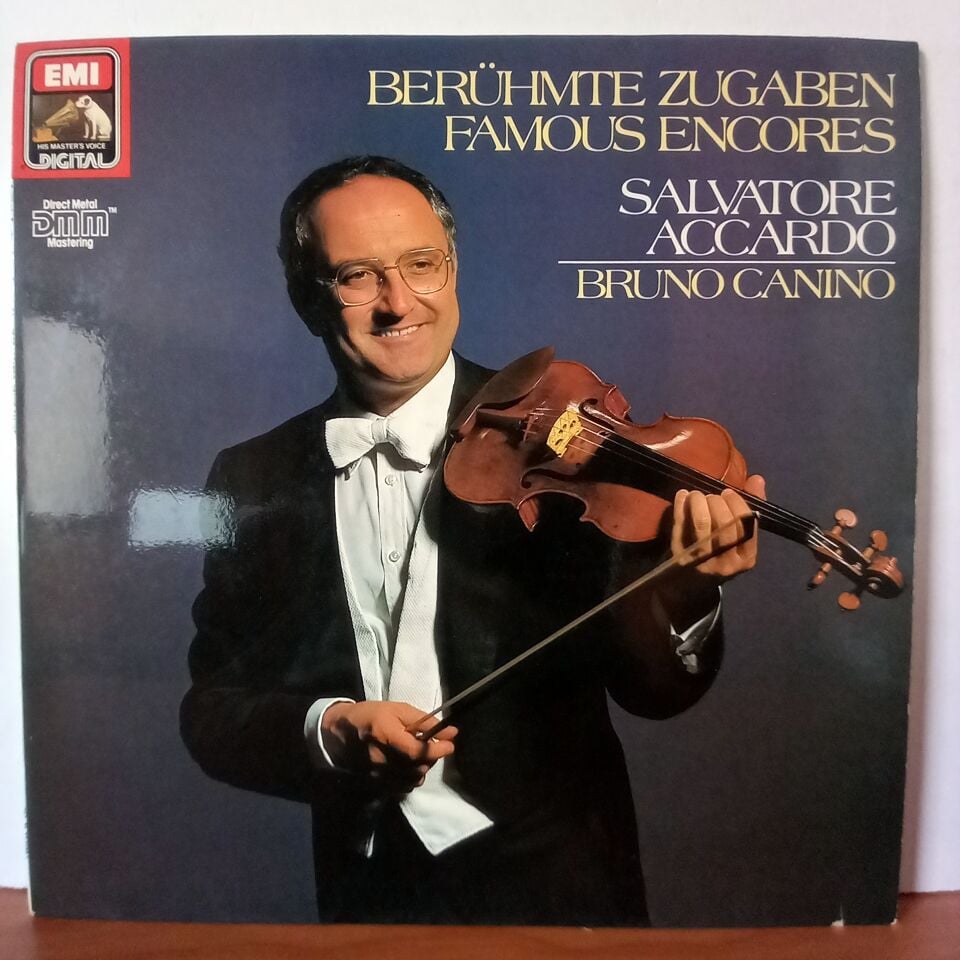 BERÜHMTE ZUGABEN: FAMOUS ENCORES / SALVATORE ACCARDO, BRUNO CANINO (1985) - LP 2.EL PLAK