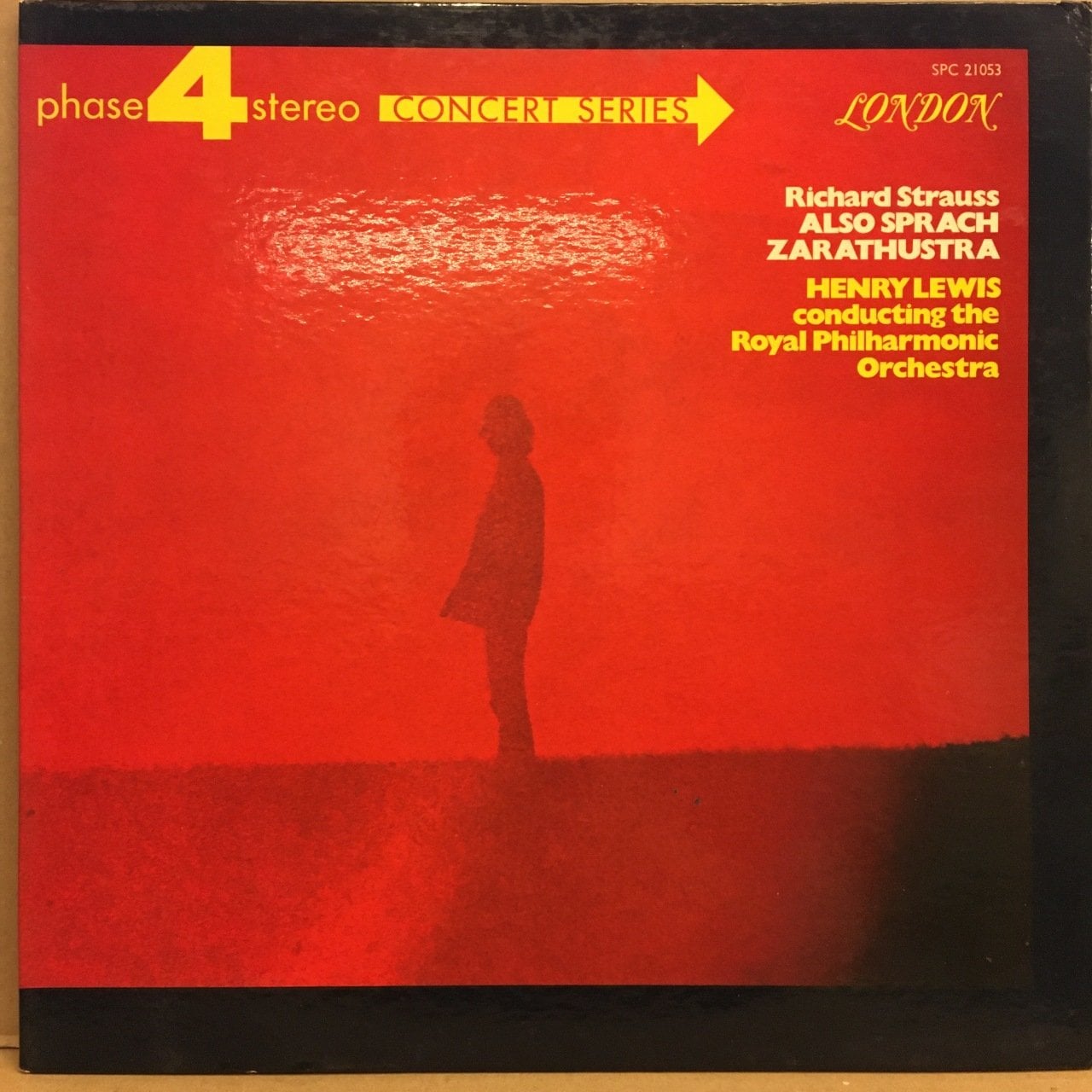 STRAUSS, ALSO SPRACH ZARATHUSTRA, HENRY LEWIS, ROYAL PHIL. ORC. (1970) 2.EL PLAK