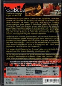 KÜÇÜK BUDA - LITTLE BUDDHA - KEANU REEVES - BERNARDO BERTOLUCCI - 2DVD 2.EL