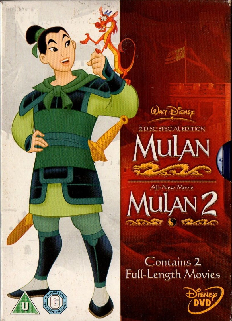 MULAN - MULAN 2 - WALT DISNEY ANİMASYONU - 3 DVD BOX SET 2.EL