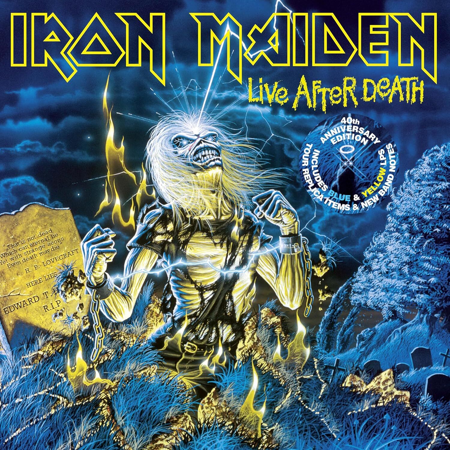 IRON MAIDEN - LIVE AFTER DEATH (1985) - 2xLP 2025 40TH ANNIVERSARY COLOURED EDITION SIFIR PLAK