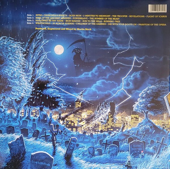 IRON MAIDEN - LIVE AFTER DEATH (1985) - 2xLP 2025 40TH ANNIVERSARY COLOURED EDITION SIFIR PLAK