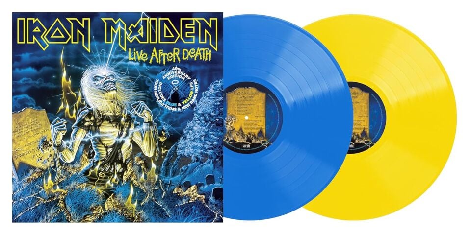 IRON MAIDEN - LIVE AFTER DEATH (1985) - 2xLP 2025 40TH ANNIVERSARY COLOURED EDITION SIFIR PLAK