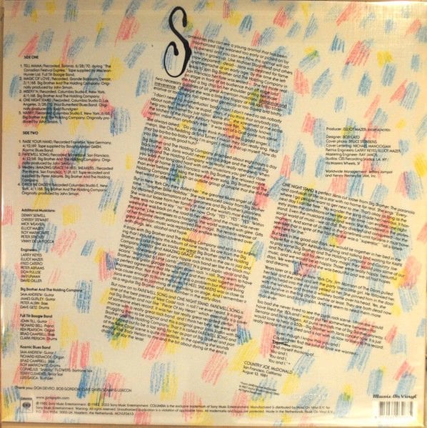 JANIS JOPLIN - FAREWELL SONG (1982) - LP UNRELEASED RECORDINGS COMPILATION 180GR 2023 LIMITED EDITION COLOURED SIFIR PLAK