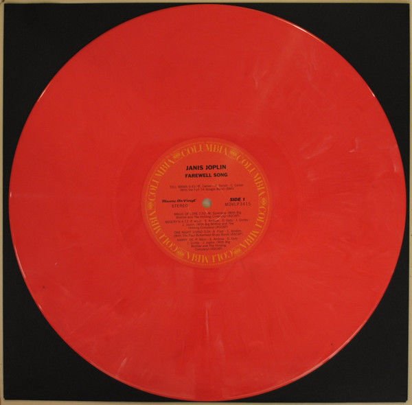 JANIS JOPLIN - FAREWELL SONG (1982) - LP UNRELEASED RECORDINGS COMPILATION 180GR 2023 LIMITED EDITION COLOURED SIFIR PLAK