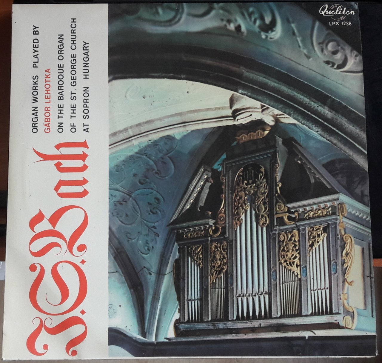 BACH ORGAN WORKS GABOR LEHOTKA - PLAK 2.EL