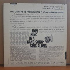 BING CROSBY - JOIN BING IN A GANG SONG SING ALONG (1961) - LP 2.EL PLAK