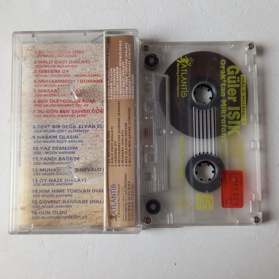 GÜLER IŞIK - ORAK'TAN MİKROFONA / HALK MÜZİĞİ 2 (1998) - KASET 2.EL