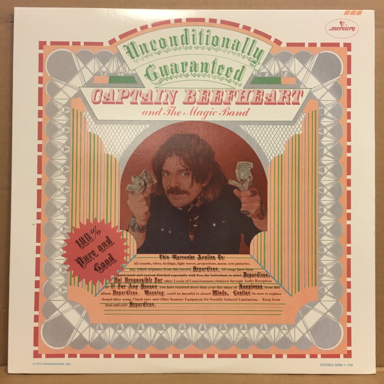 CAPTAIN BEEFHEART - UNCONDITIONALLY GUARANTEED (1974) REISSUE 2.EL PLAK