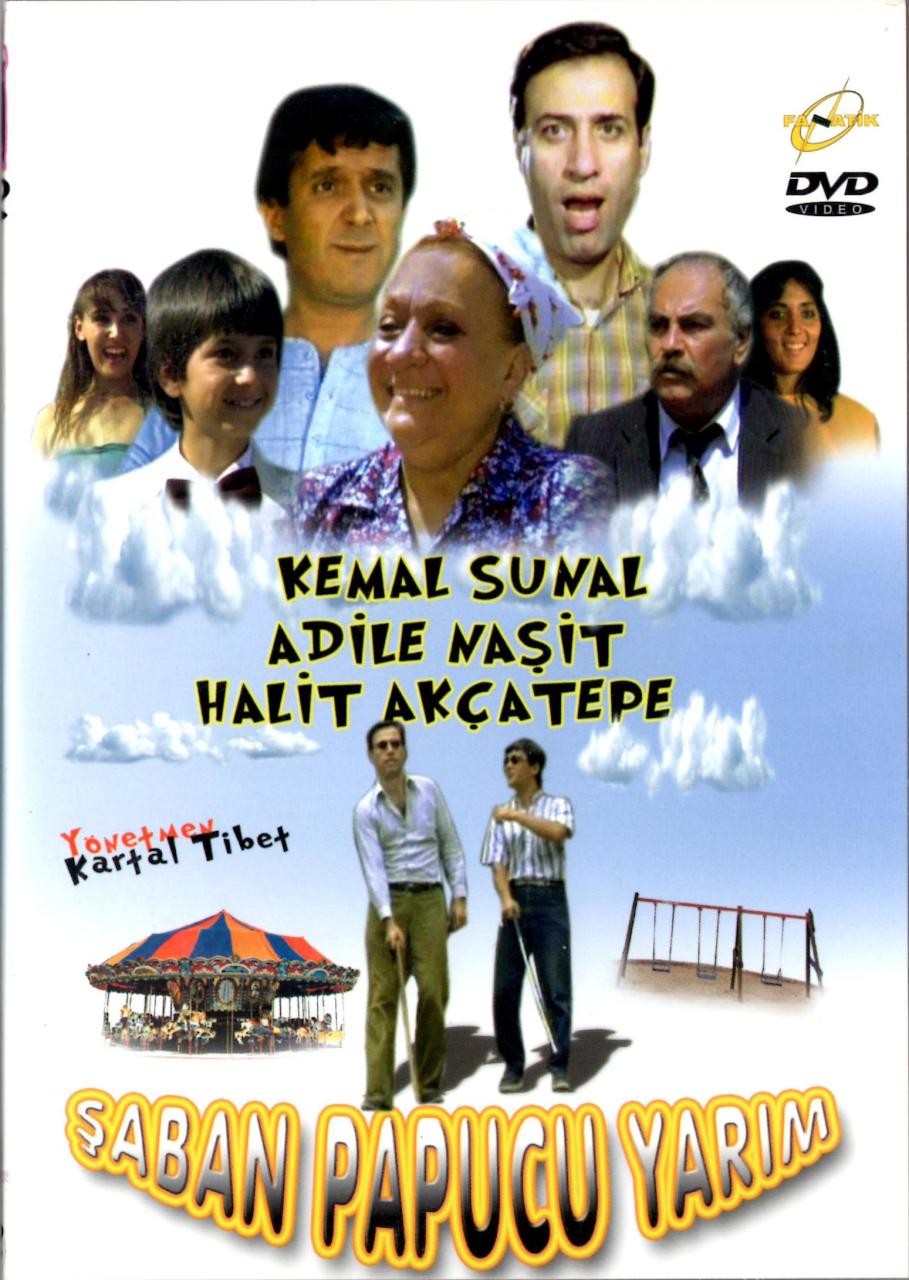 ŞABAN PABUCU YARIM - KEMAL SUNAL - ADİLE NAŞİT - HALİT AKÇATEPE - KARTAL TİBET - DVD 2.EL