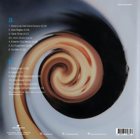 ŞÜKRİYE TUTKUN - SEVİN GAYRI (1996) - LP 2025 BASIM SIFIR PLAK