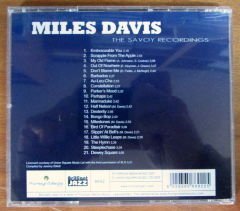 MILES DAVIS - SAVOY RECORDINGS - CD 2.EL