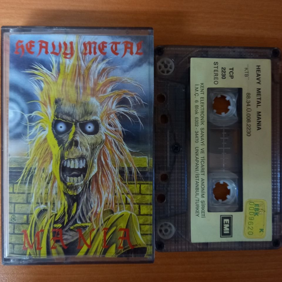 HEAVY METAL MANIA / WHITESNAKE, IRON MAIDEN, WAYSTED, BAD NEWS, MARILLION, MEGADETH (1988) - KASET 2.EL