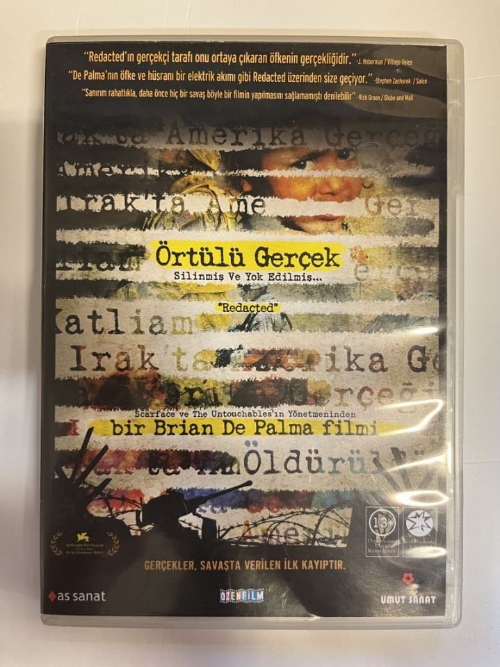 REDACTED - ÖRTÜLÜ GERÇEK - BRIAN DE PALMA - DVD 2.EL