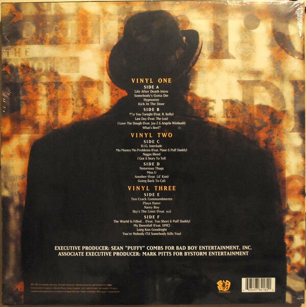 THE NOTORIOUS B.I.G. - LIFE AFTER DEATH (1997) - 3xLP 2022 SILVER COLOURED 25TH ANNIVERSARY EDITION SIFIR PLAK