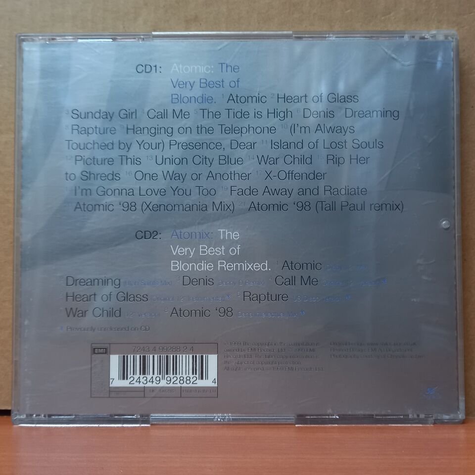BLONDIE - ATOMIC / ATOMIX [THE VERY BEST OF BLONDIE] (1999) - 2CD 2.EL