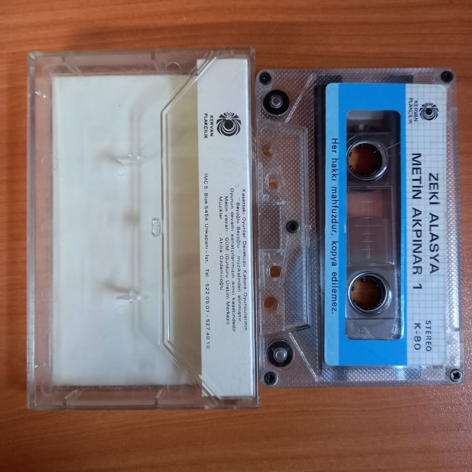 ZEKİ ALASYA, METİN AKPINAR - ZEKİ ALASYA, METİN AKPINAR 1 - KASET 2.EL