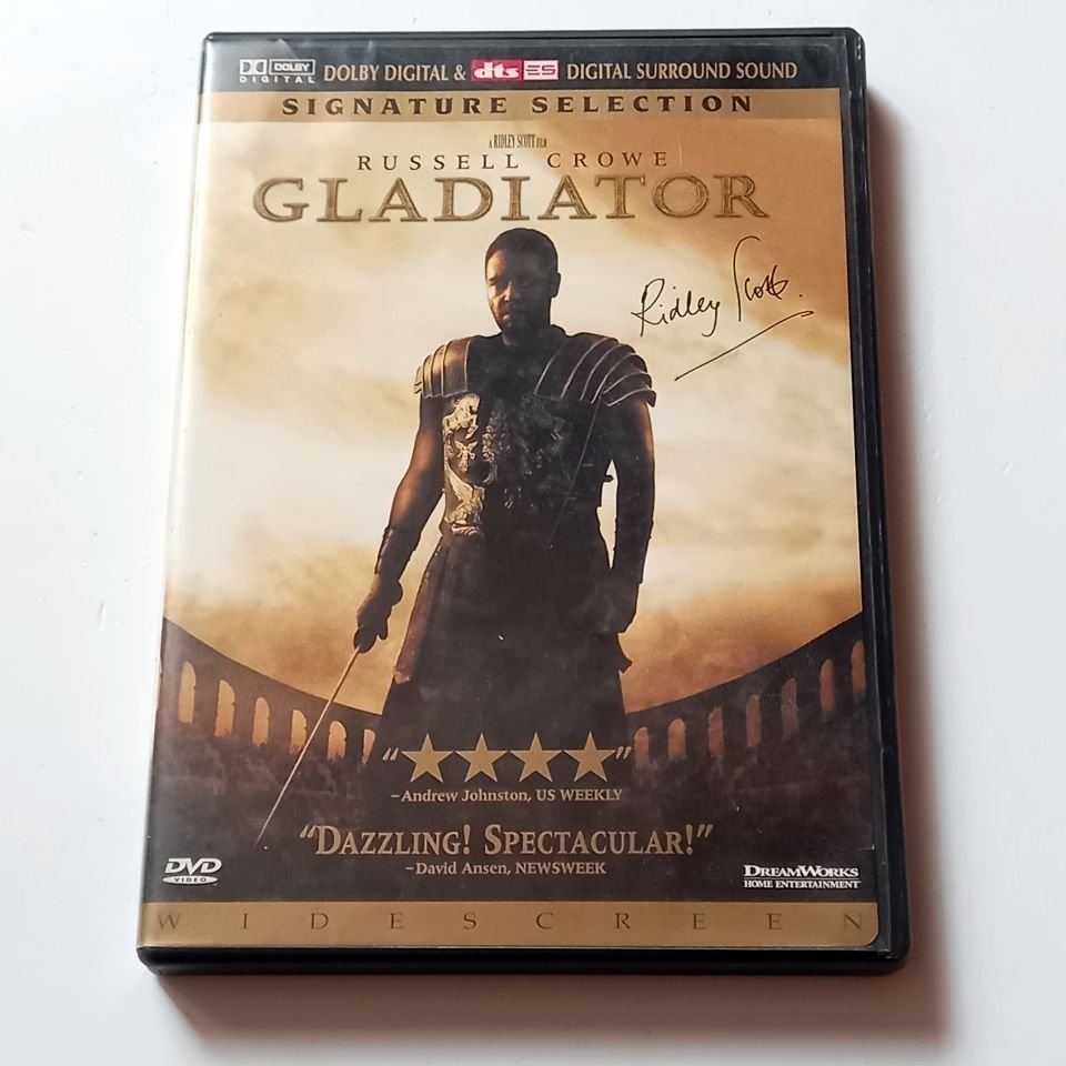 GLADIATOR - RUSSELL CROWE, JOAQUIN PHOENIX, YÖN.: RIDLEY SCOTT - 2xDVD SIGNATURE SELECTION 2.EL 1.BÖLGE TR ALTYAZI YOKTUR