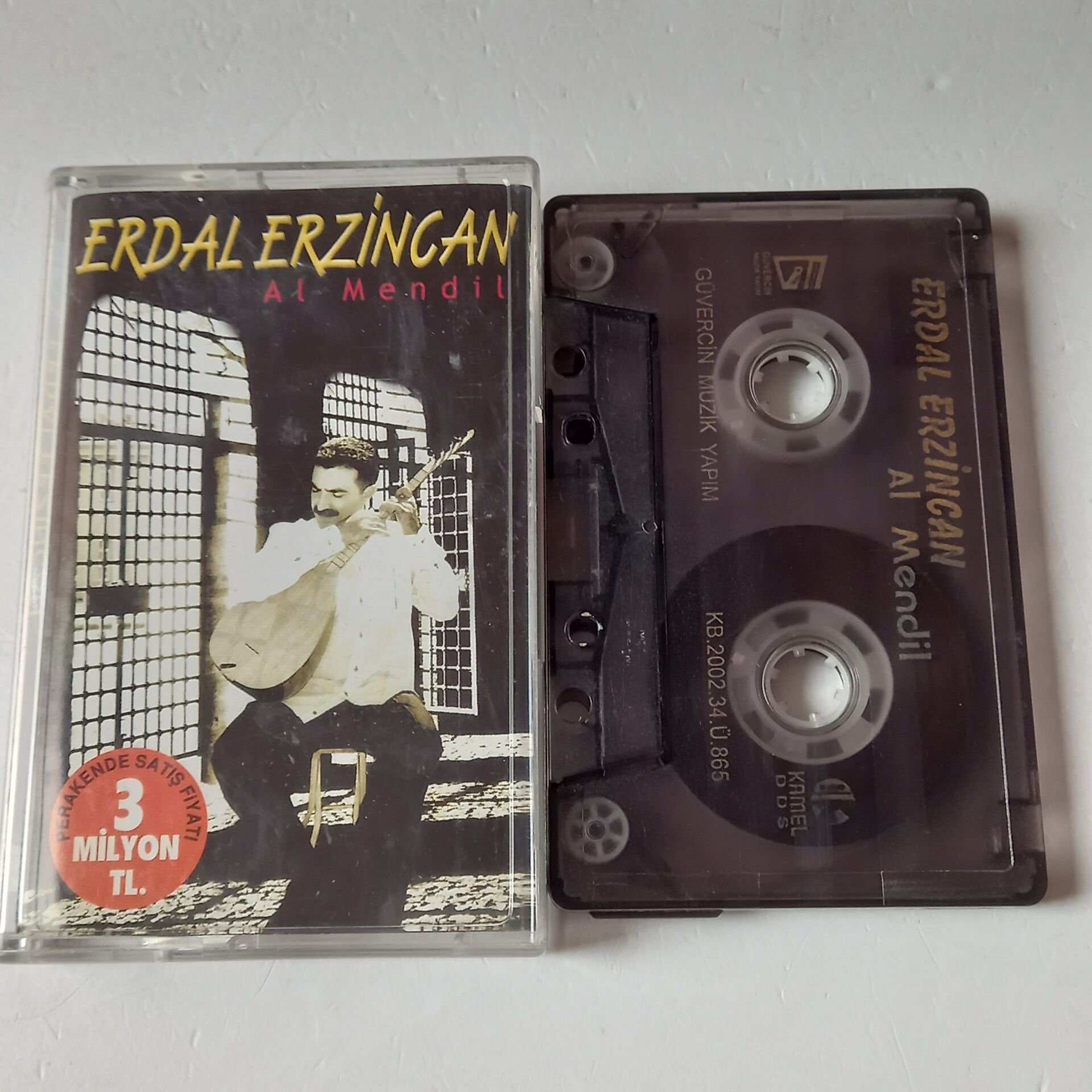ERDAL ERZİNCAN - AL MENDİL (2002) - KASET 2.EL