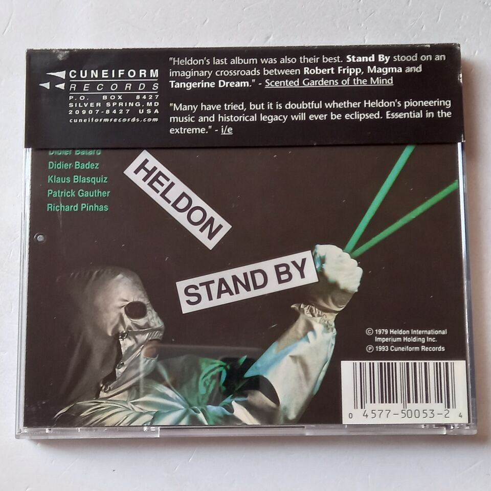 HELDON – STAND BY (1979) - CD 1993 REISSUE 2.EL