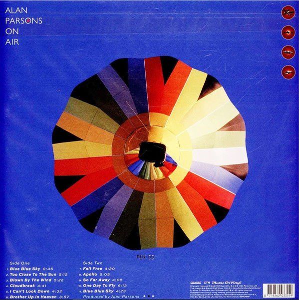 ALAN PARSONS – ON AIR (1996) - LP 2024 TRANSLUCENT RED VINYL SIFIR PLAK