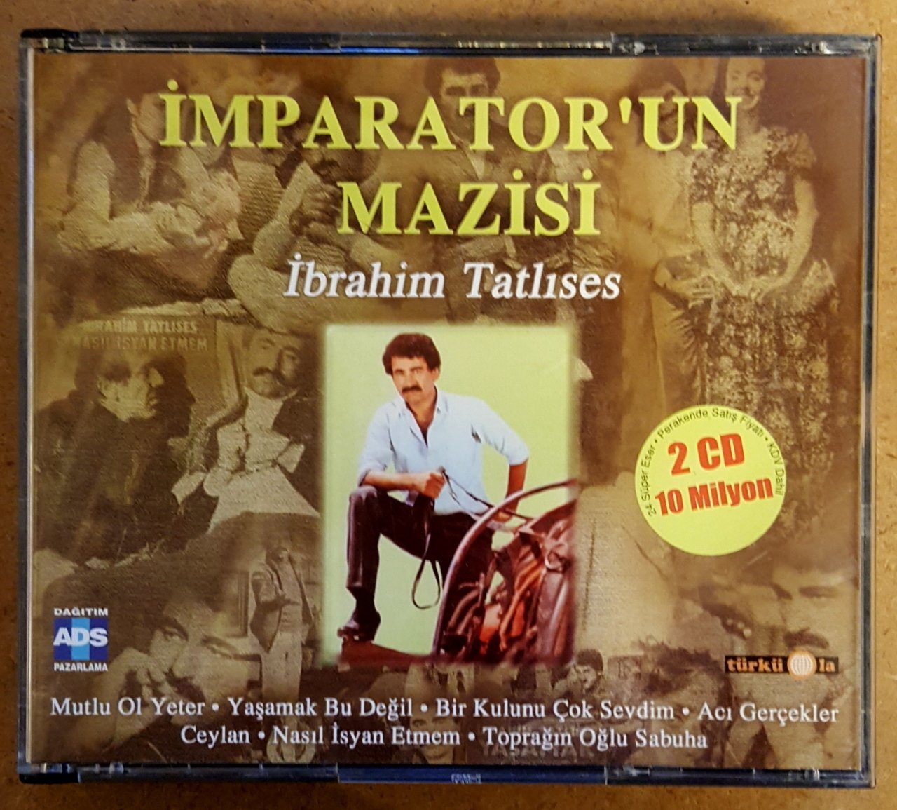 İBRAHİM TATLISES - İMPARATOR'UN MAZİSİ 2CD MUTLU OL YETER / ACI GERÇEKLER 2.EL