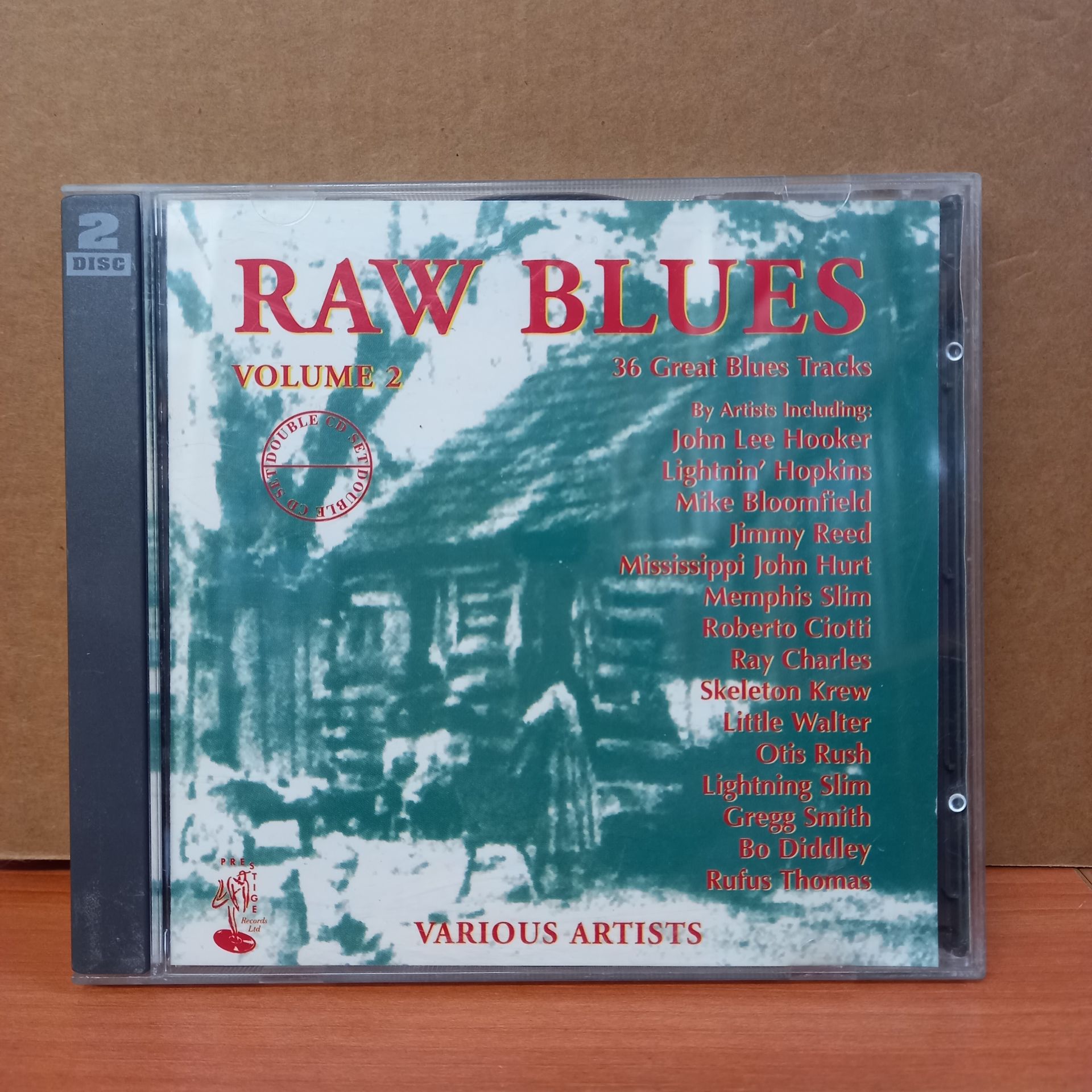 RAW BLUES VOL2 / JOHN LEE HOOKER, MIKE BLOOMFIELD, JIMMY REED, RAY CHARLES (1997) - 2CD 2. EL