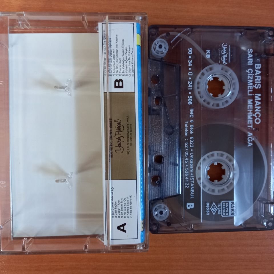 BARIŞ MANÇO - SARI ÇİZMELİ MEHMET AĞA (1990) - KASET 2.EL