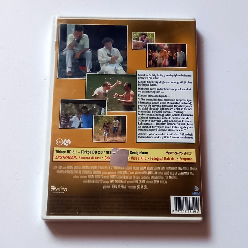 ABİMM - MUSTAFA ÜSTÜNDAĞ, LEVENT ÜZÜMCÜ - YÖN.: ŞAFAK BAL - DVD 2.EL