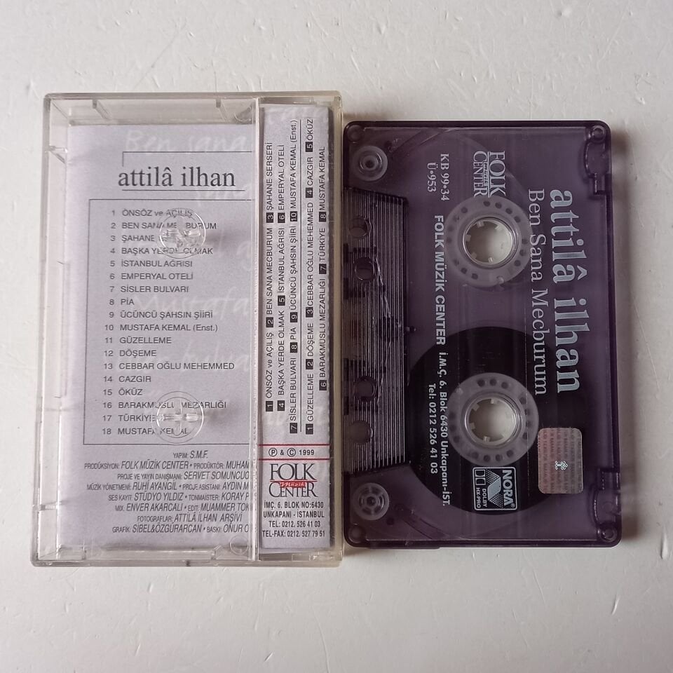 ATTİLA İLHAN - BEN SANA MECBURUM (1999) - KASET 2.EL
