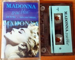MADONNA - TRUE BLUE CASSETTE MADE IN TURKEY ''USED'' PAPER LABEL STEREO 86