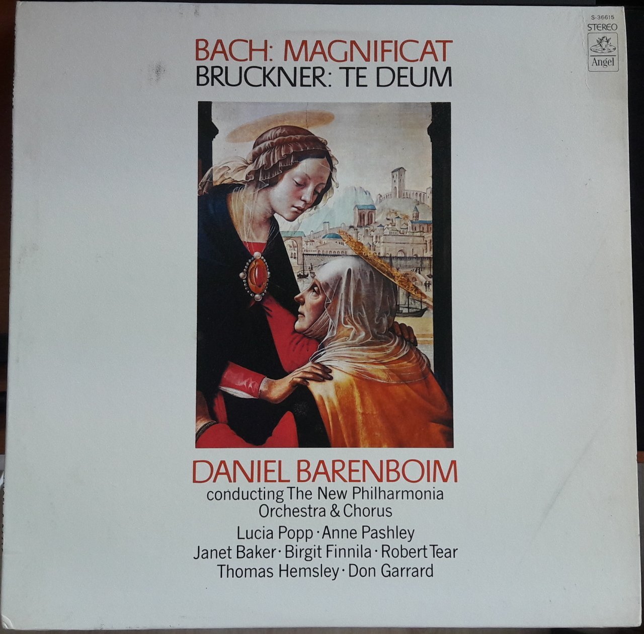 BACH MAGNIFICAT, BRUCKNER TE DEUM DANIEL BARENBOIM - PLAK 2.EL