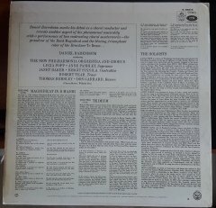 BACH MAGNIFICAT, BRUCKNER TE DEUM DANIEL BARENBOIM - PLAK 2.EL