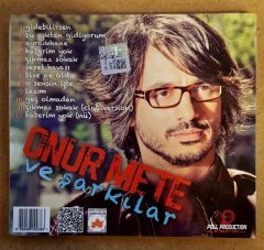 ONUR METE VE ŞARKILAR (2012) CD DIGIPACK 2.EL