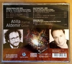 ATİLLA ALDEMİR / ITAMAR GOLAN - NİNNİ (2015) - CD BRAHMS FRANCK SELMAN ADA 2.EL