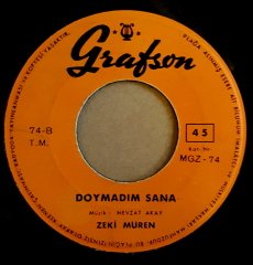 ZEKİ MÜREN - NE ZAMAN GELECEKSİN / DOYMADIM SANA - 7'' 45 DEVİR KAPAKLI GRAFSON 2.EL