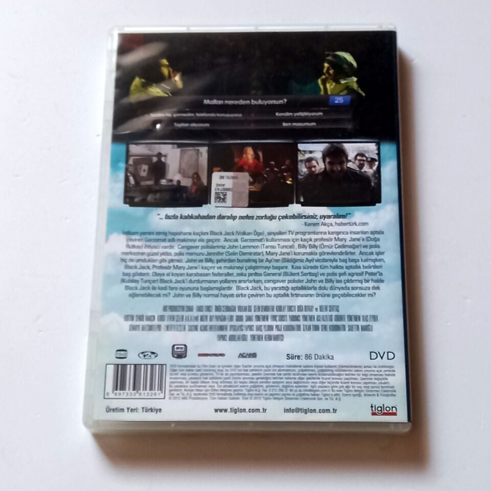 PATLAK SOKAKLAR - TANSU TUNÇEL, ÖMÜR CEDİMAĞAR, VOLKAN ÖGE - YÖN.: KERİM BARUTÇU - DVD 2.EL