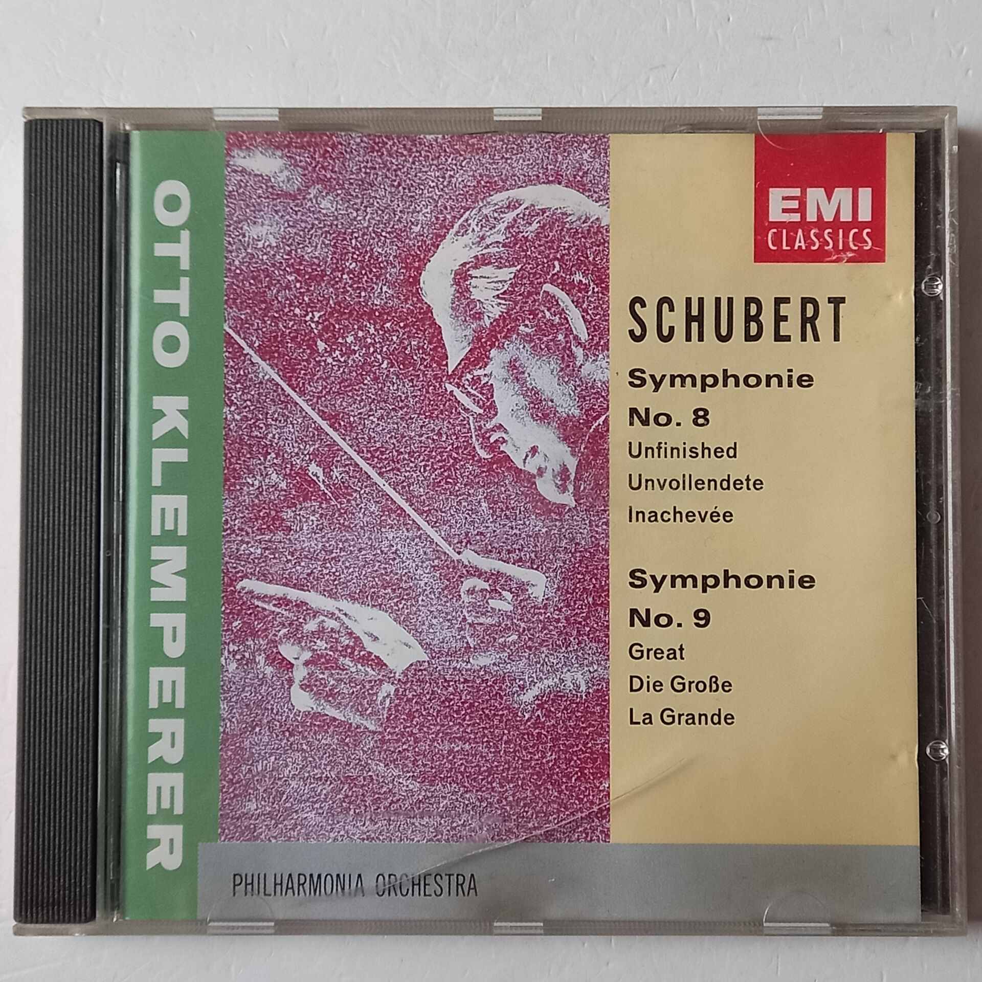 SCHUBERT: SYMPHONIE NO. 8 & 9 - OTTO KLEMPERER, PHILHARMONIA ORCHESTRA (1991) - CD 2.EL