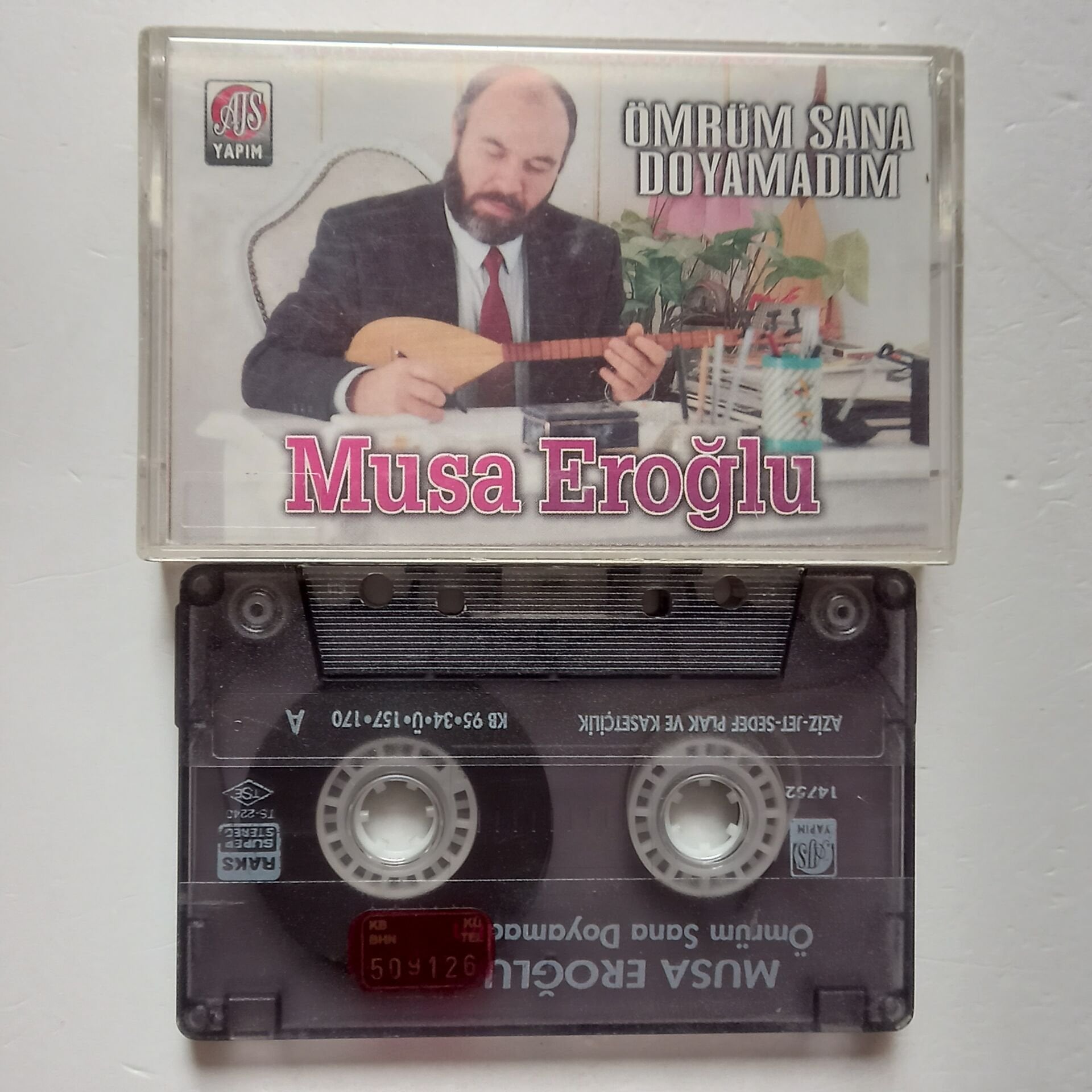 MUSA EROĞLU - ÖMRÜM SANA DOYAMADIM (1995) - KASET 2.EL