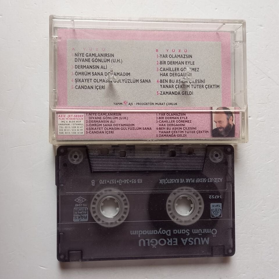 MUSA EROĞLU - ÖMRÜM SANA DOYAMADIM (1995) - KASET 2.EL