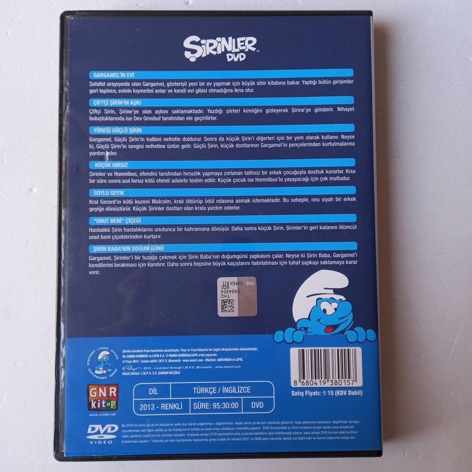 ŞİRİNLER - UNUT BENİ ÇİÇEĞİ - DVD 2.EL