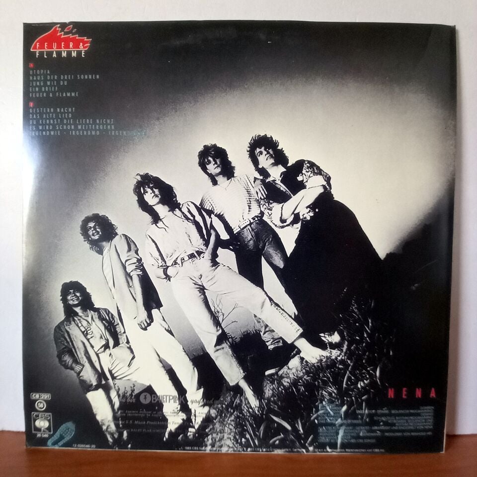 NENA – FEUER UND FLAMME (1985) - YERLİ BASKI LP 2.EL PLAK