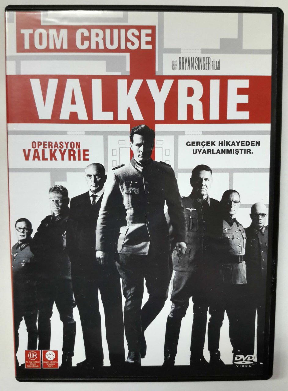 OPERASYON VALKYRIE - VALKYRIE - TOM CRUISE - KENNETH BRANAGH - BILL NIGHY - BRYAN SINGER - DVD SIFIR