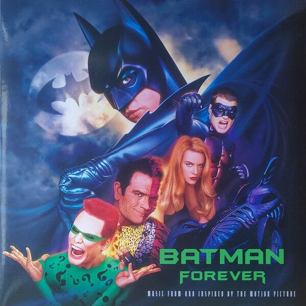 BATMAN FOREVER SOUNDTRACK (1995) - 2LP 2021 REISSUE GATEFOLD BLUE & SILVER VINYL SIFIR PLAK