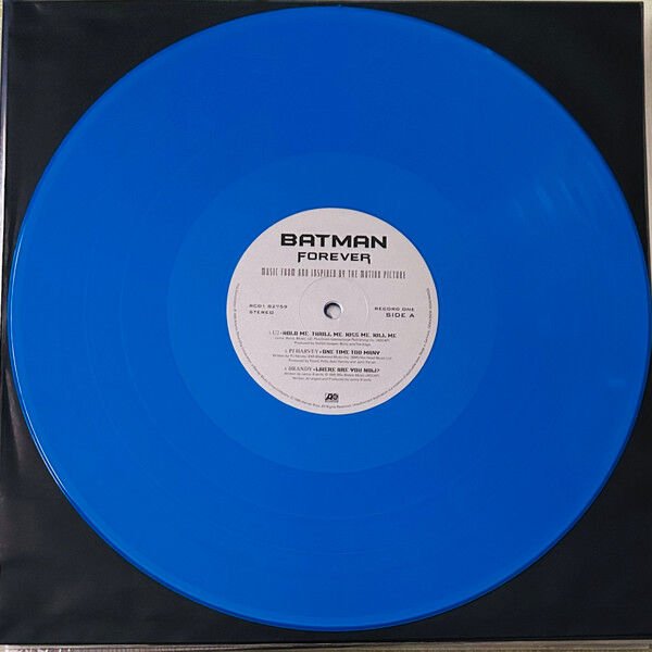 BATMAN FOREVER SOUNDTRACK (1995) - 2LP 2021 REISSUE GATEFOLD BLUE & SILVER VINYL SIFIR PLAK