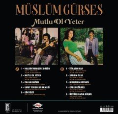 MÜSLÜM GÜRSES - MUTLU OL YETER (1981) - LP 2017 EDİSYONU SIFIR PLAK
